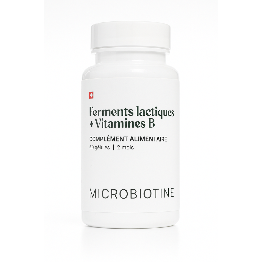 Microbiotine – probiotique suisse pour la digestion et le microbiote